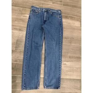 Levi’s 505 Regular Fit Jeans Men’s 36x34 Blue Straight Leg Zip Fly Denim